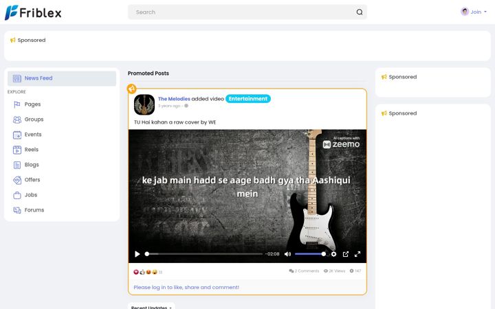 Screenshot of friblex.com