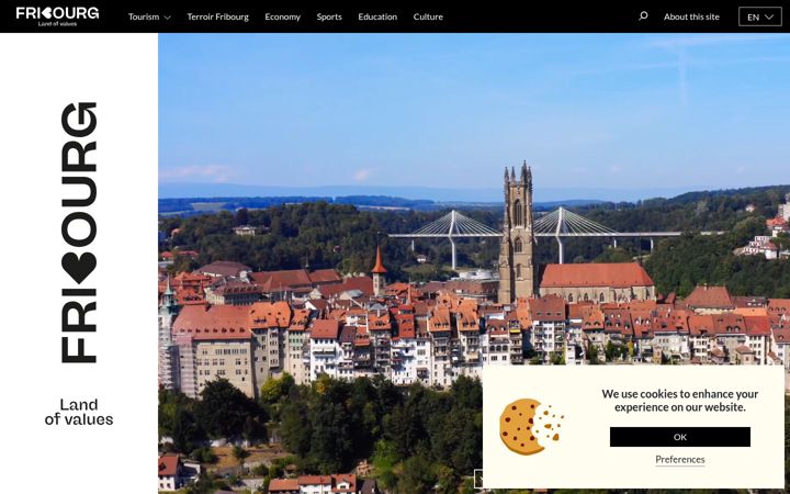 Screenshot of fribourg.ch