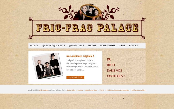 Screenshot of fricfracpalace.com