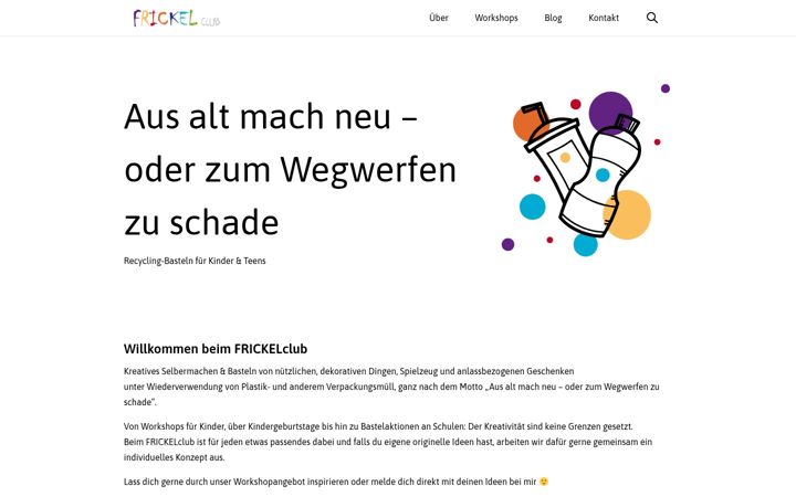 Screenshot of frickel-club.de