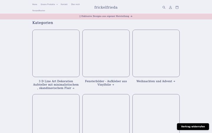 Screenshot of frickelfrieda.de