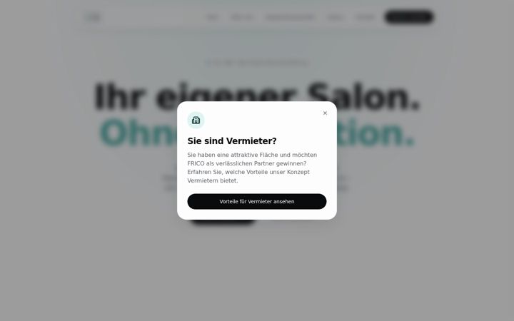 Screenshot of frico-gmbh.de