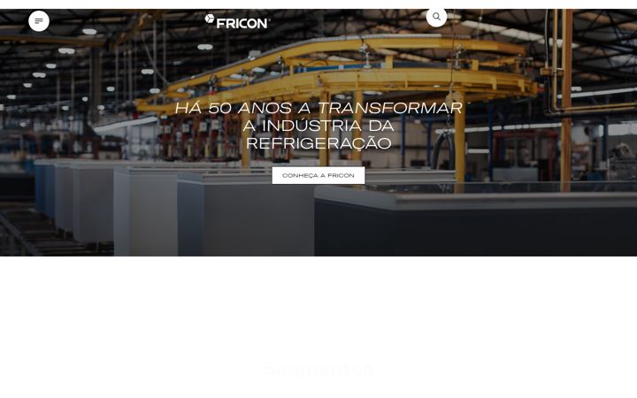 Captură de ecran a fricon.pt