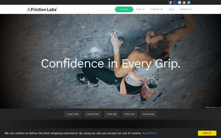 Screenshot of frictionlabs.es