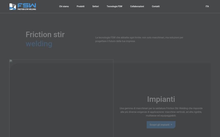 Screenshot of frictionstirwelding.it