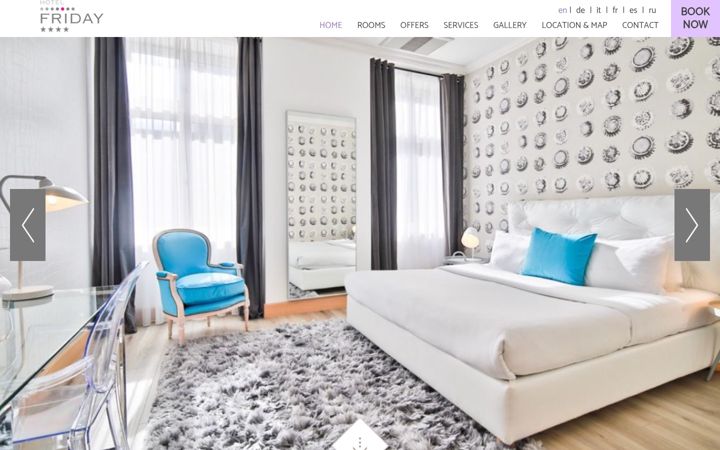 Screenshot of fridayhotel.cz