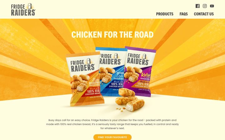 Screenshot of fridgeraiders.co.uk
