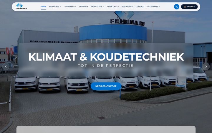 Screenshot of fridina.nl