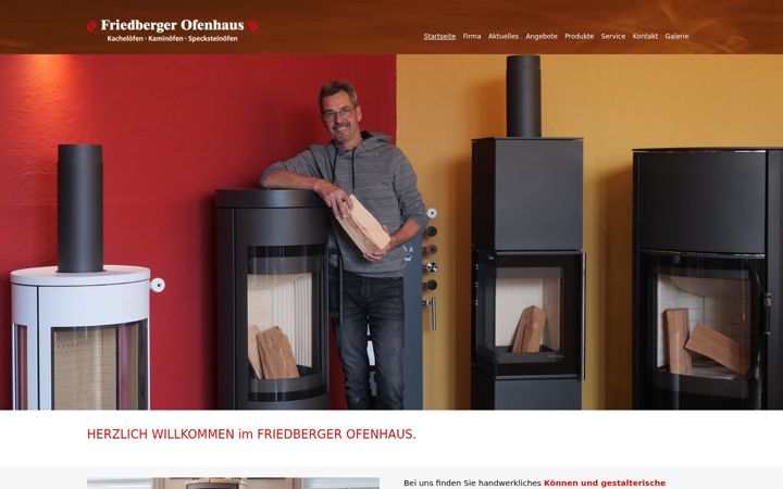 Screenshot of friedberger-ofenhaus.de