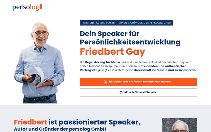 Screenshot of friedbert-gay.de