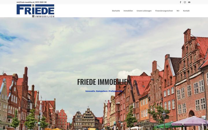 Ekrānuzņēmums no friede-immobilien.de