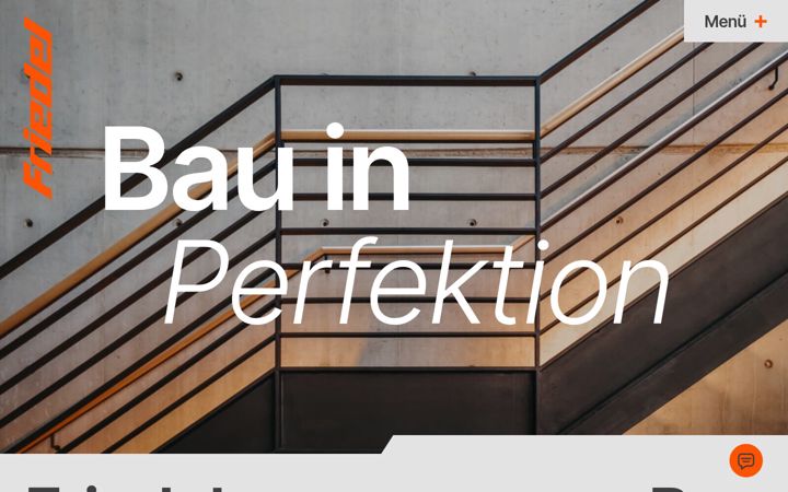 Screenshot di friedel-bau.de