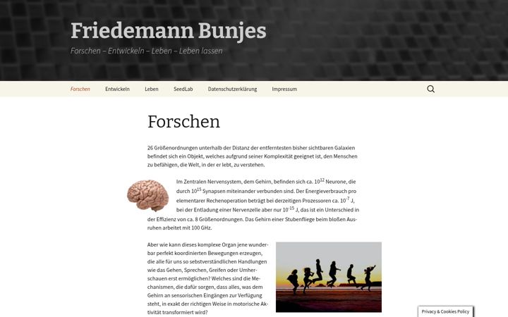 Képernyőkép: friedemann-bunjes.de