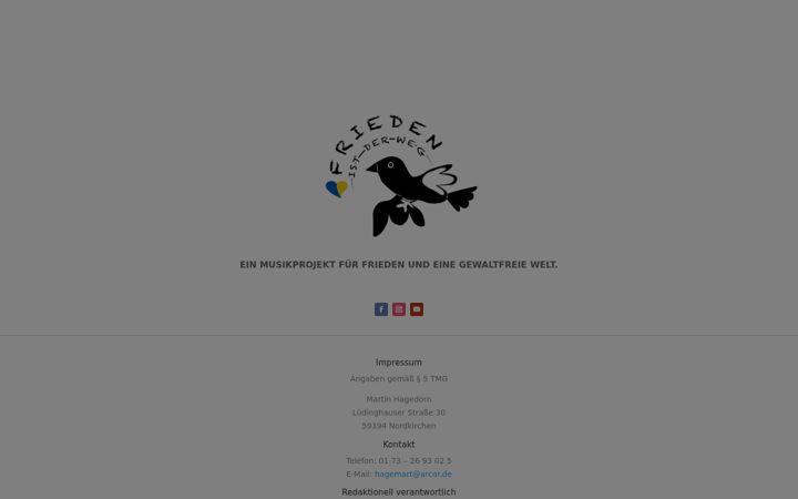 Screenshot of frieden-ist-der-weg.de