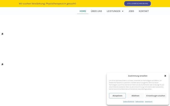 Screenshot of friedenau-physio.de