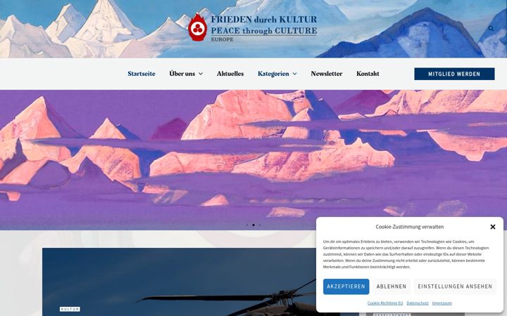 Képernyőkép: friedendurchkultur.de
