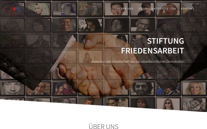 Screenshot of friedensarbeit.com