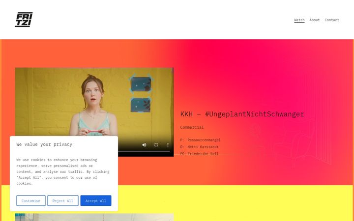 Screenshot of friederike-sell.de
