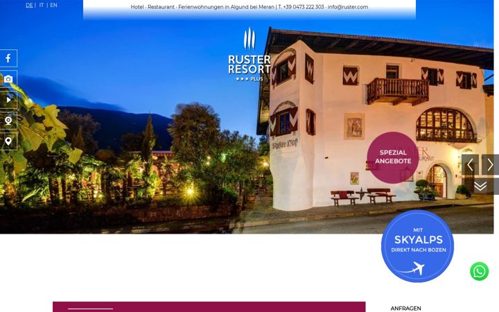 Screenshot of friedheim.it