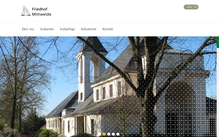 Screenshot of friedhof-mittweida.de