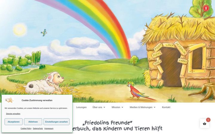 Ekrānuzņēmums no friedolinsfreunde.de