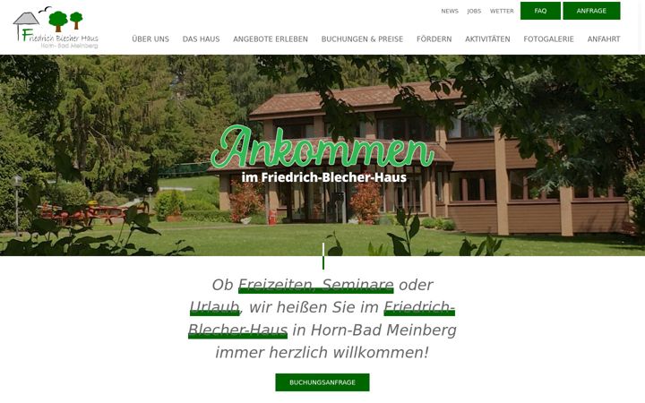 Ekrānuzņēmums no friedrich-blecher-haus.de