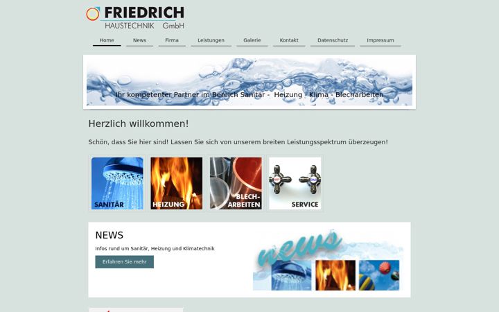 Screenshot of friedrich-info.de