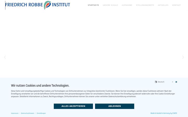 Screenshot of friedrich-robbe-institut.de