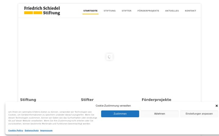 Screenshot of friedrich-schiedel-stiftung.com