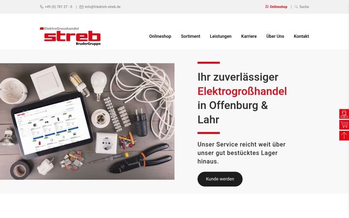 Screenshot of friedrich-streb.de