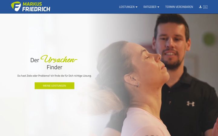 Screenshot of friedrich-training.de