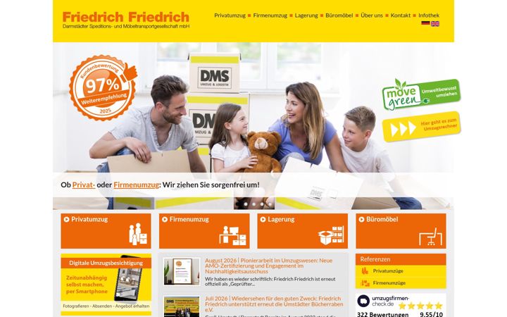 Screenshot of friedrich-umzug.de