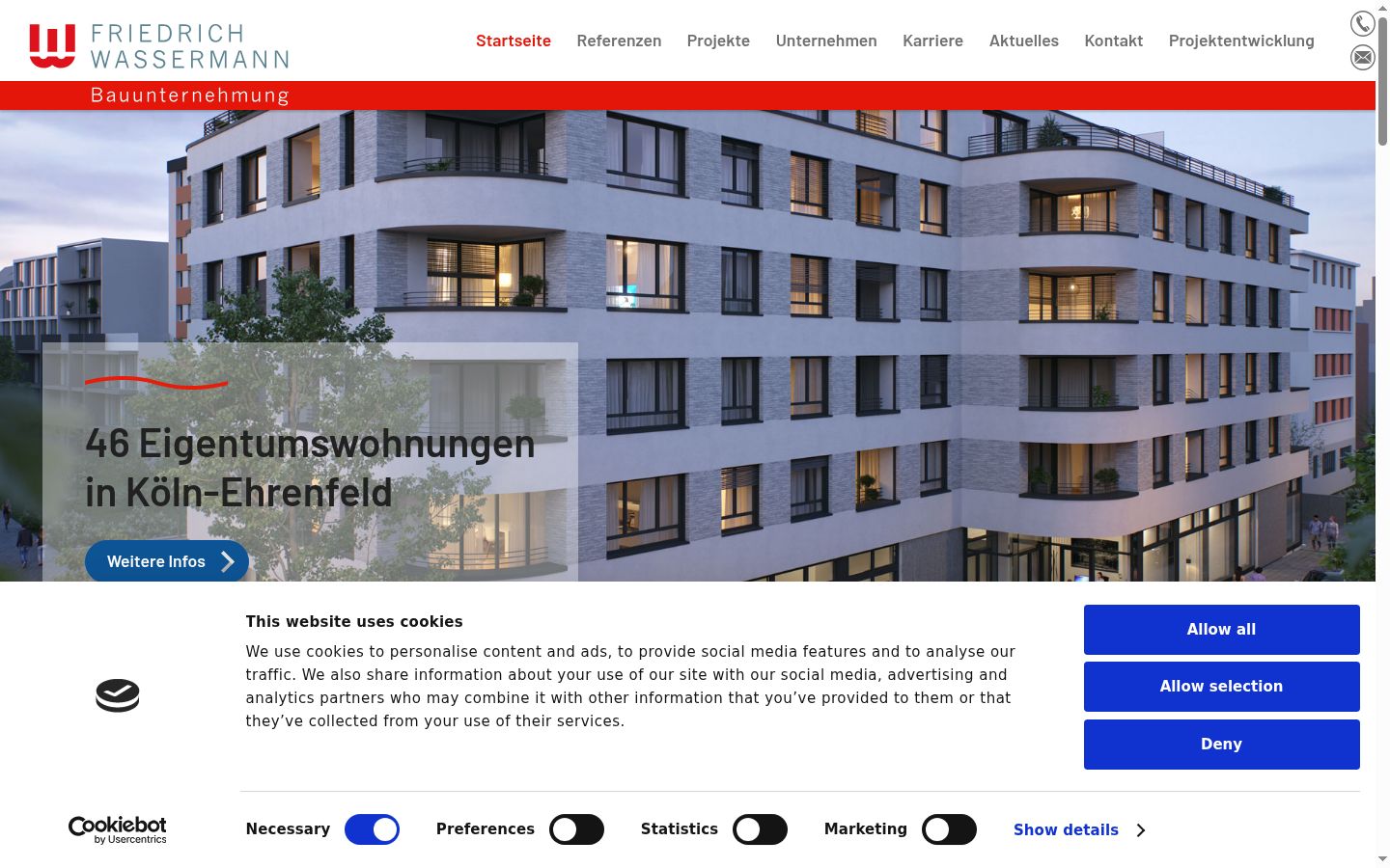 Sutikimo reklamjuostės, rodytos prieš bet kokią sąveiką, ekrano kopija