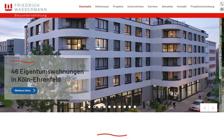 Screenshot of friedrich-wassermann.de