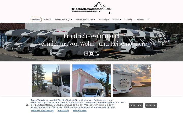 Screenshot of friedrich-wohnmobil.de