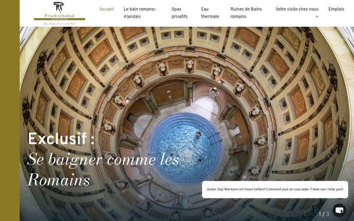 Screenshot of friedrichsbad.fr