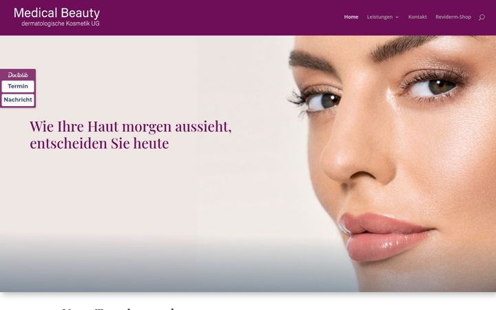 Screenshot of friedrichshafen-kosmetik.de