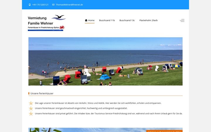 Screenshot of friedrichskoog24.de