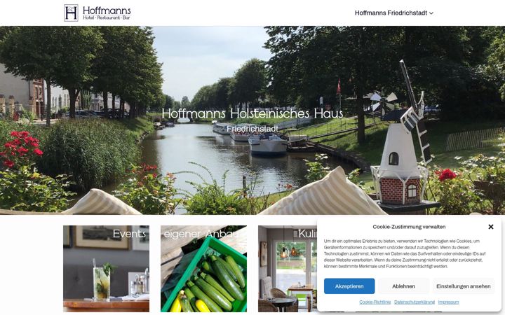 Screenshot of friedrichstadt-hotel.com