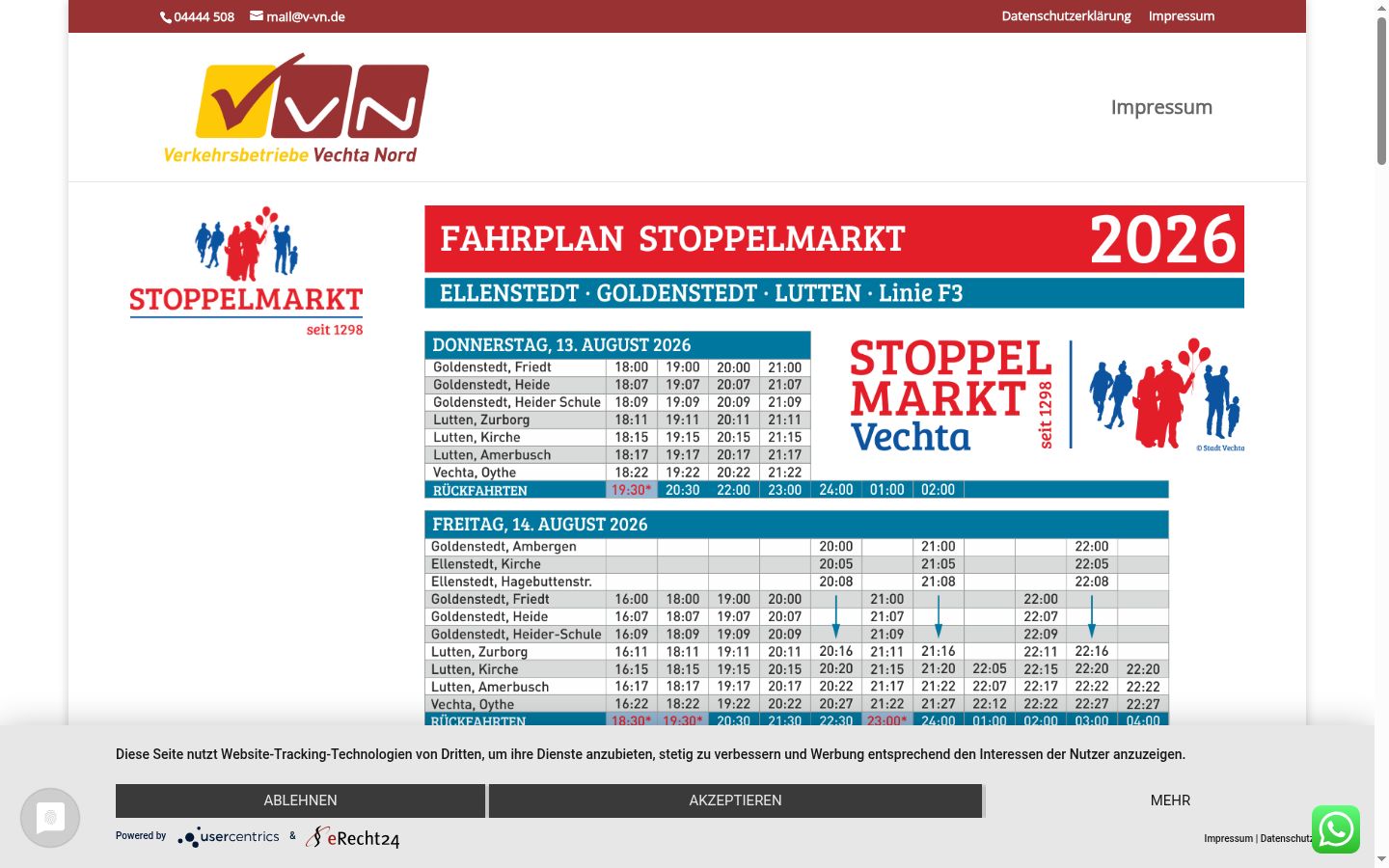 Screenshot tal-banner tal-kunsens muri qabel kwalunkwe interazzjoni