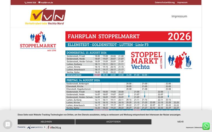 Screenshot of friedt-reisen.de