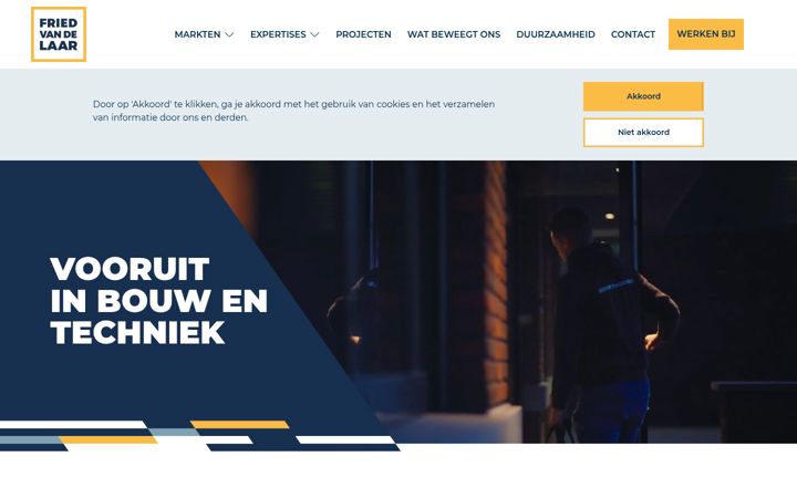 Screenshot of friedvandelaar.nl
