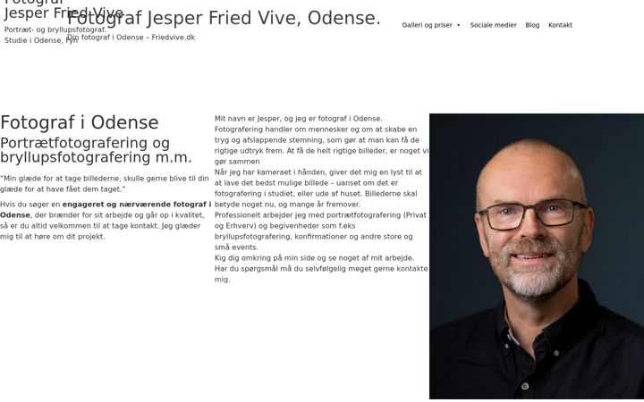 Screenshot of friedvive.dk