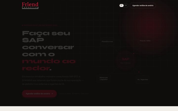 Screenshot of friend.digital