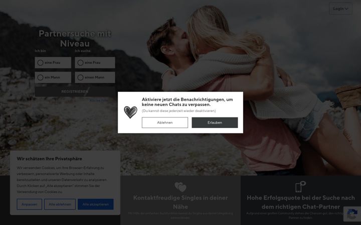Screenshot of friendlydates.de