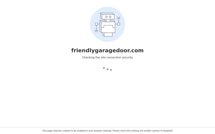Screenshot of friendlygaragedoor.com