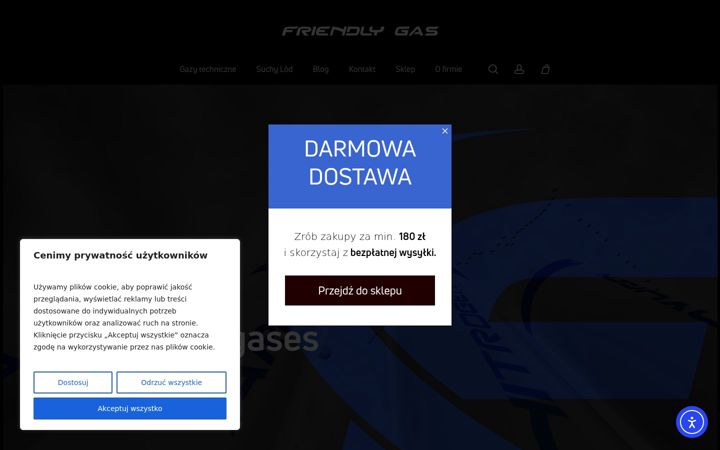 Screenshot of friendlygas.pl