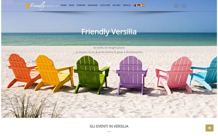 Captura de pantalla de friendlyversilia.it