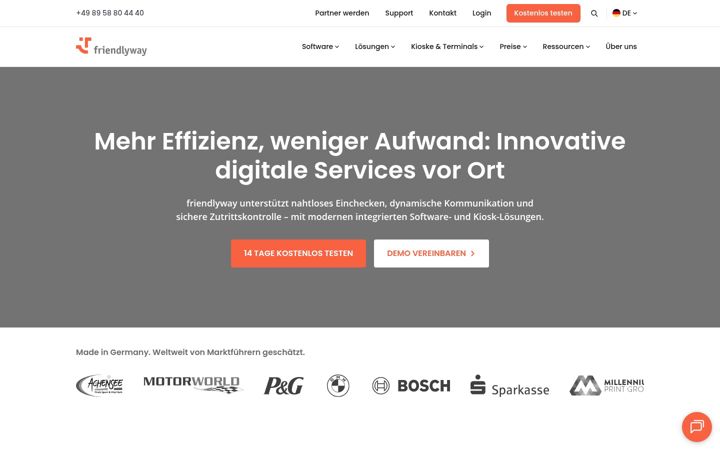 Screenshot of friendlyway.de