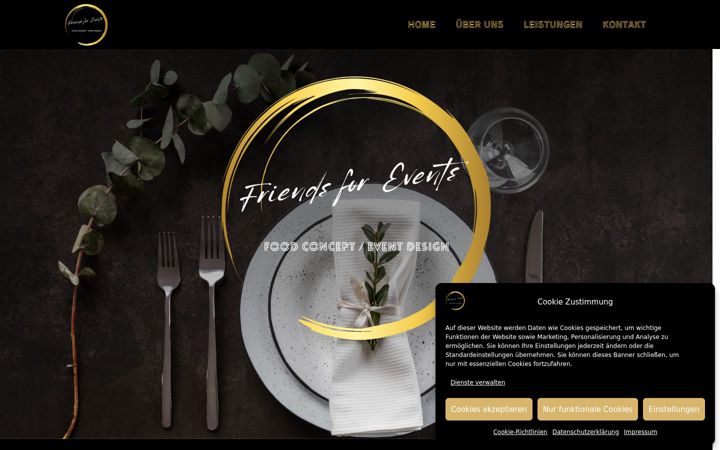 Screenshot of friends-forevents.com